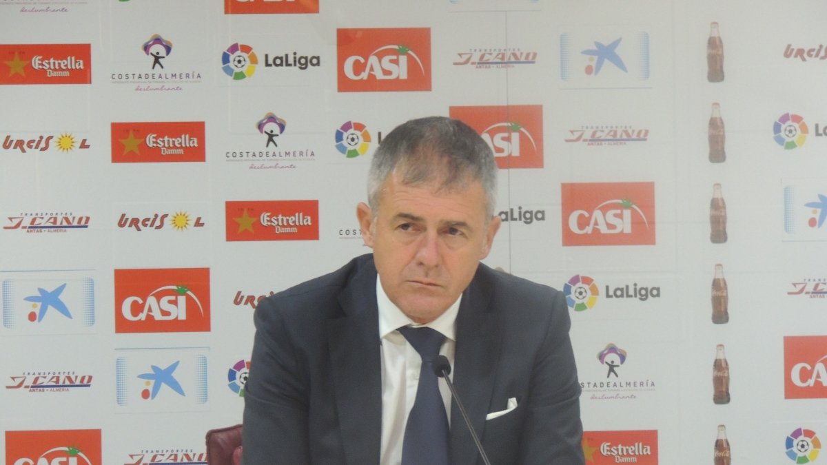 Lucas Alcaraz, en su despedida.
