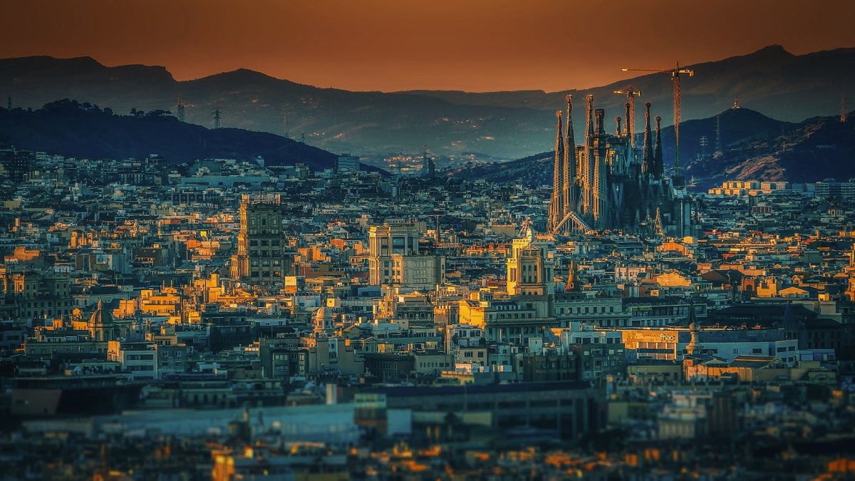 Vista de Barcelona.
