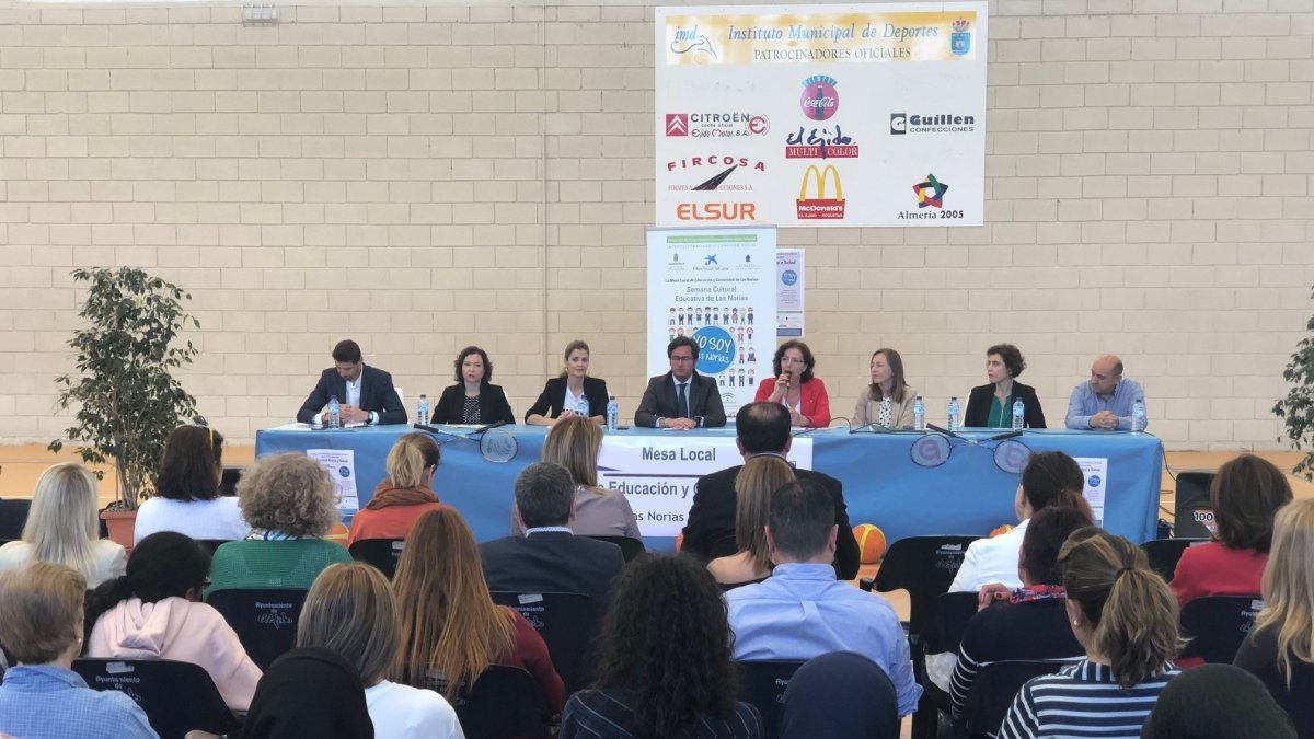 Inauguración de las actividades de la Semana Cultural en Las Norias.