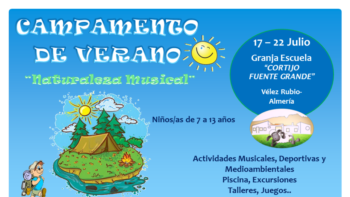 Campamento de Verano 2018 de Aula Creativa de Música en Vélez Rubio.