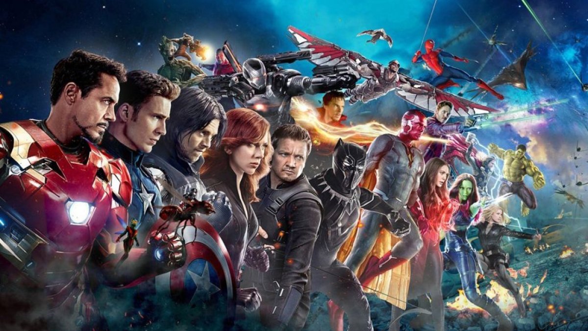 Imagen promocional de la tercera entrega de Vengadores.