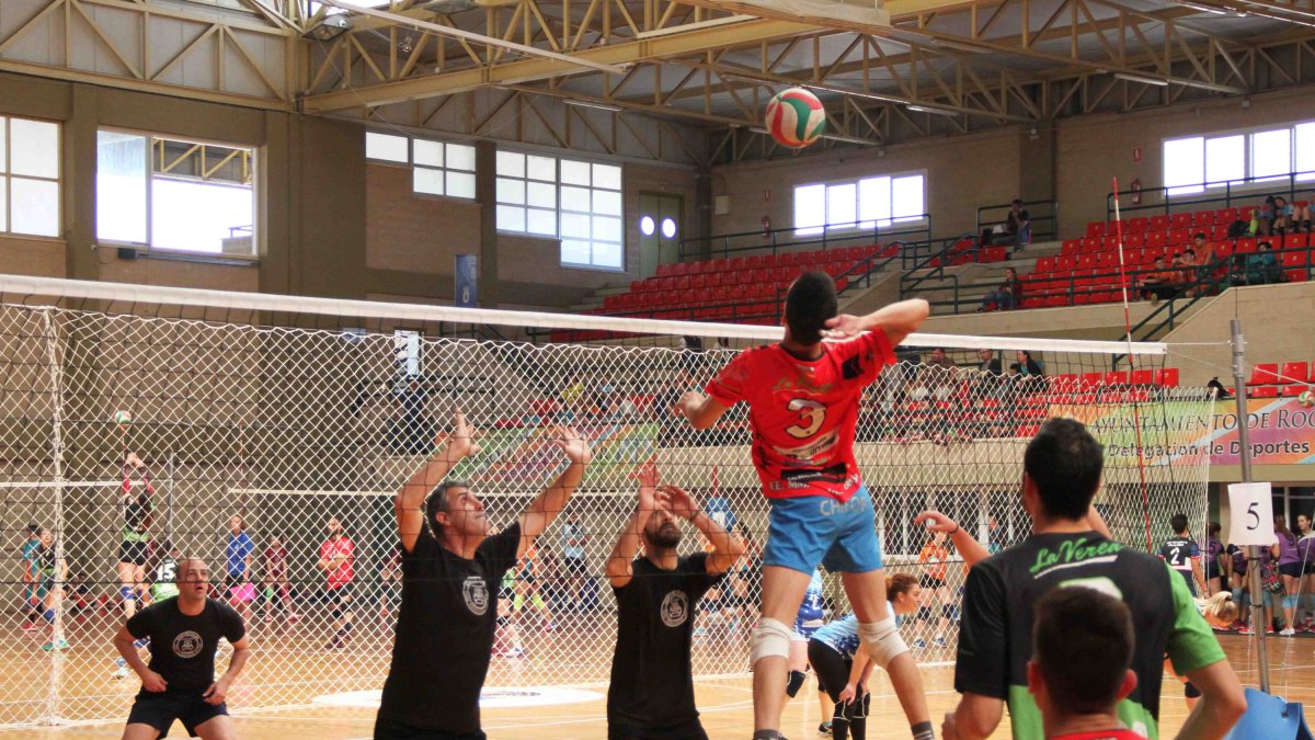 Partido de voleibol.