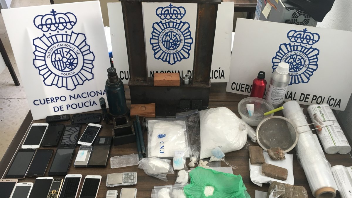 Efectos intervenidos en la operación policial