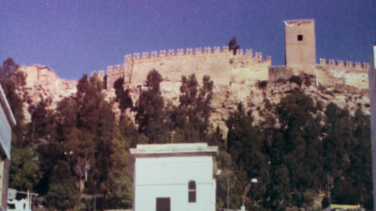 La ermita vieja de San Antón  a comienzos de los años setenta.