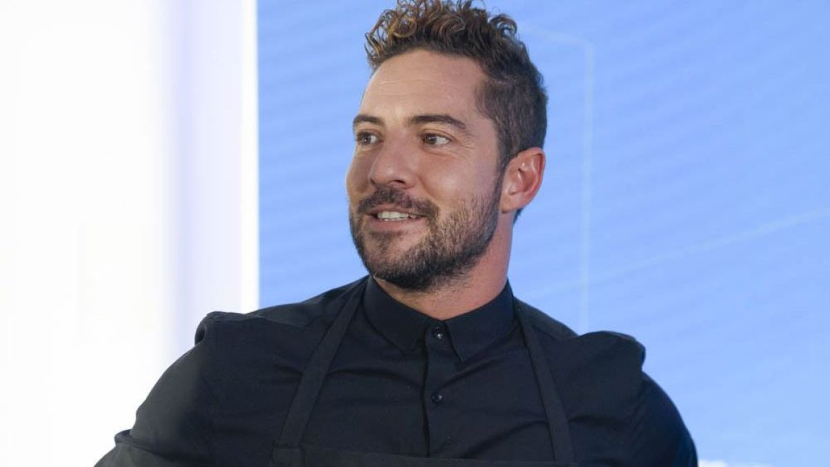 David Bisbal, en un acto promocional de Sabores Almería.