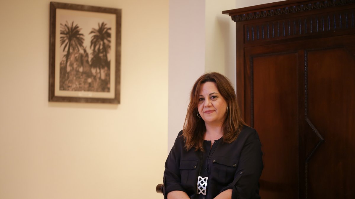 Encarna Peláez, presidenta del Colegio Oficial de Trabajo Social