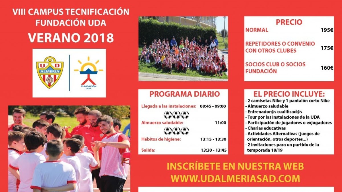 VIII Edición del Campus de Tecnificación UD Almería.