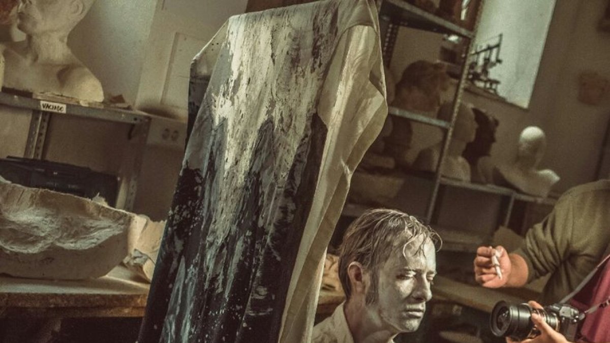 Zarrita durante la sesión de fotos promocional.