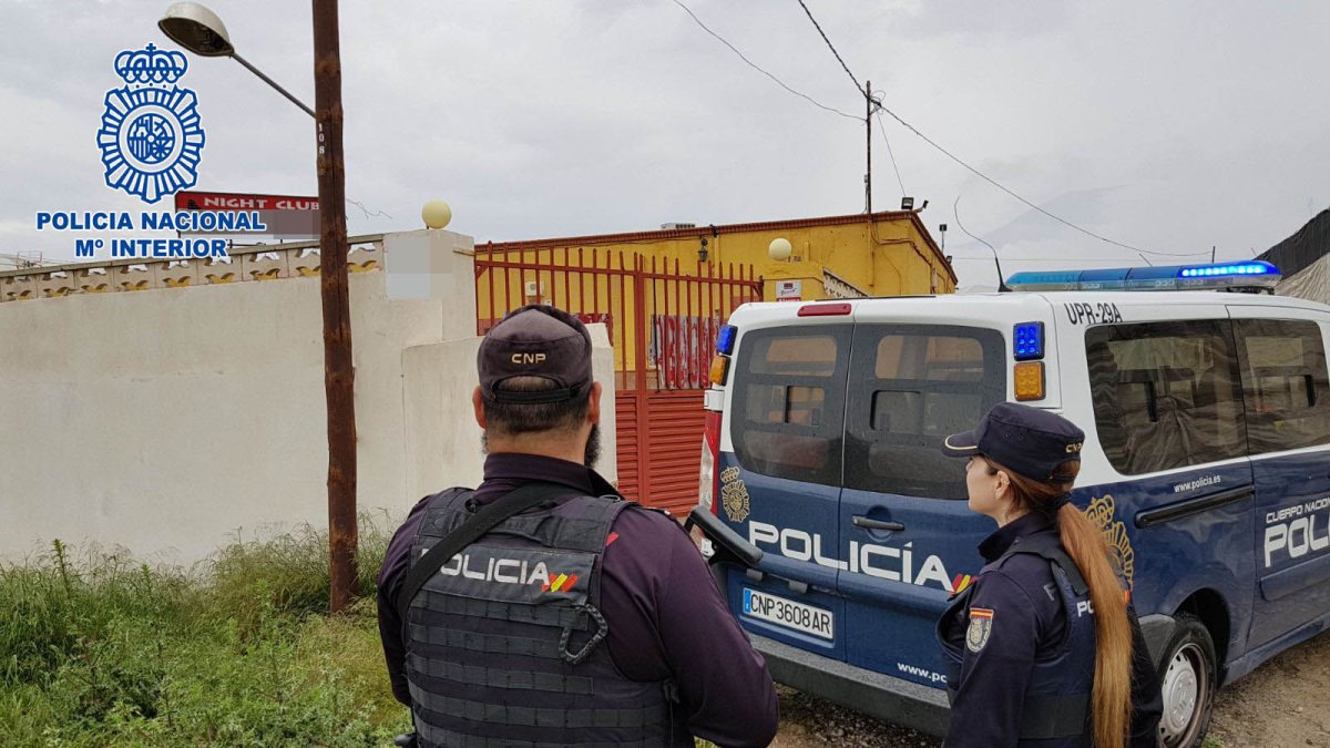 Imagen de la operación difundida por la Policía Nacional.