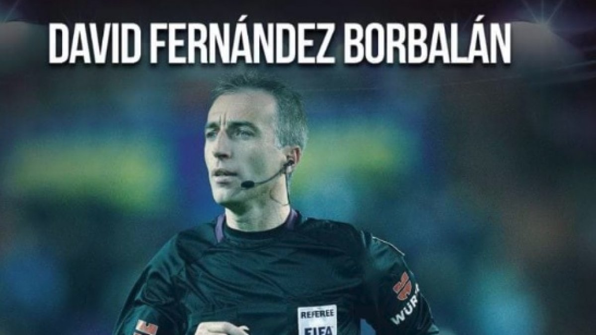 Un árbitro con estrella.