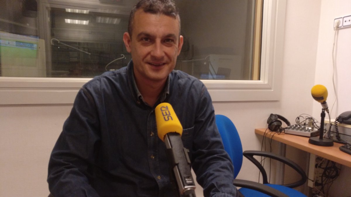 Israel Polo en el Carrusel Deportivo de la Cadena SER.