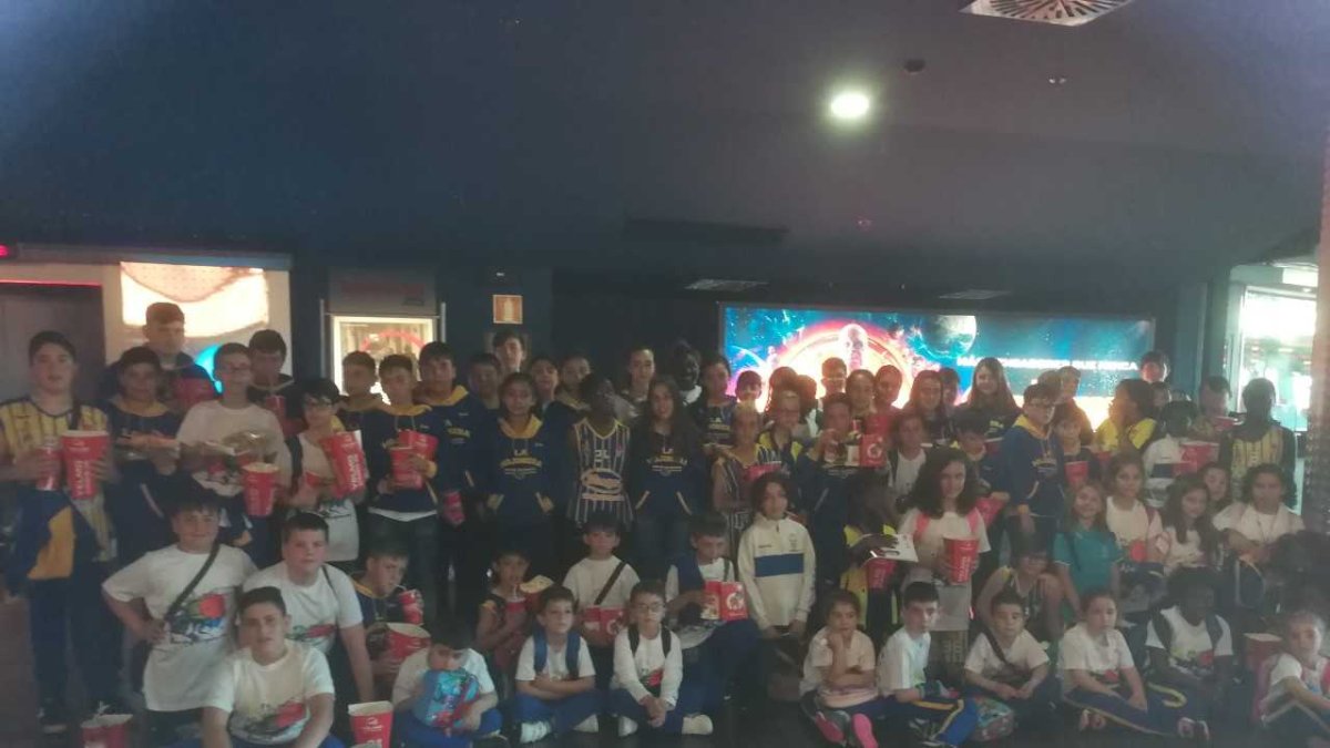 Los canteranos vivieron una jornada de cine.
