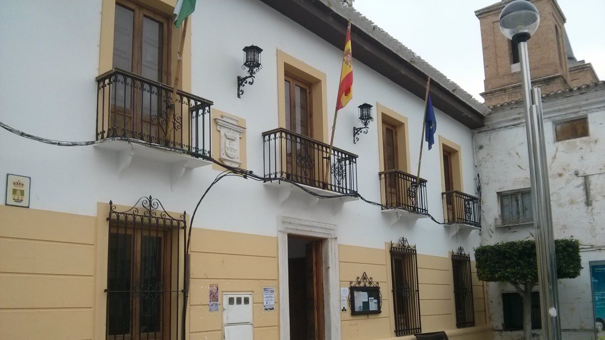 Fachada del Ayuntamiento de Cantoria.