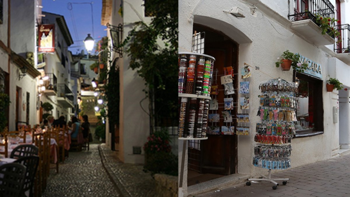 Mojácar recibe miles de visitantes durante el verano.