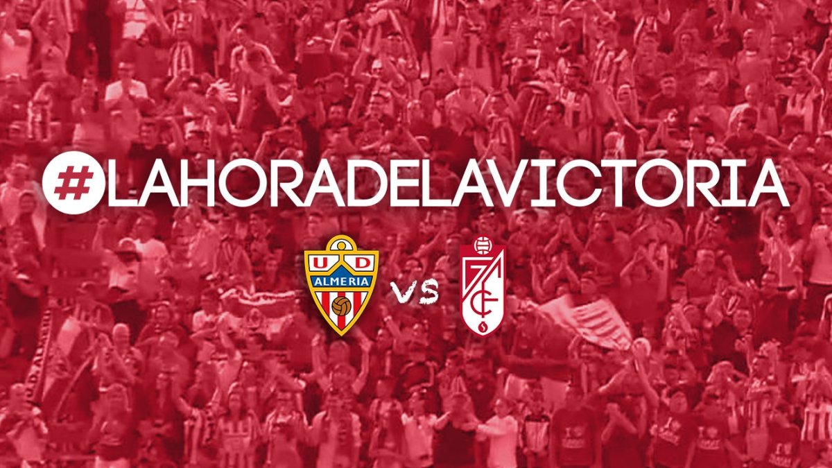 Campaña en redes sociales del Almería.