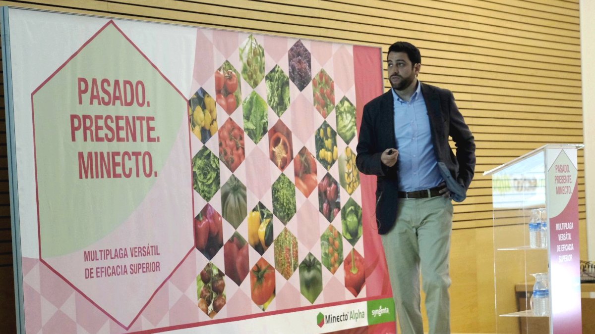 La presentación de Minecto Alpha (Syngenta) en Aguadulce.