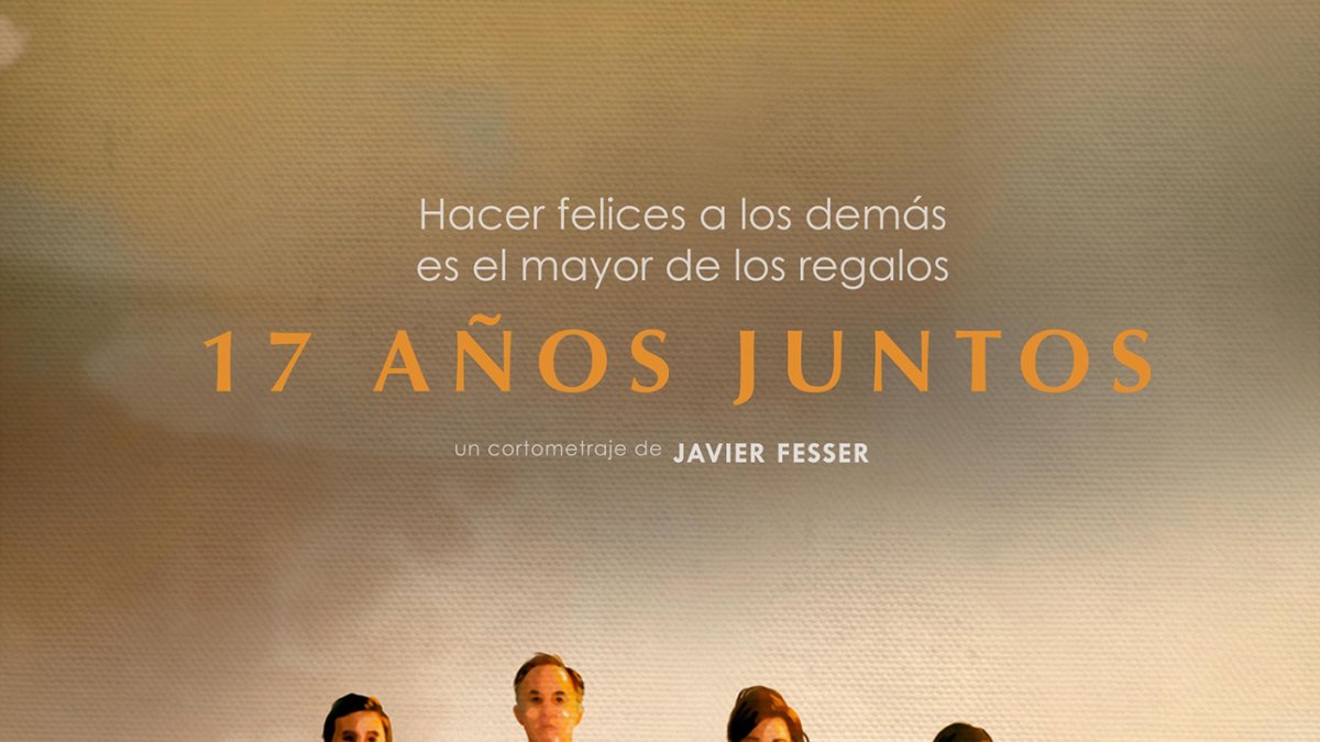 Cartel del cortometraje \'17 años juntos\'.