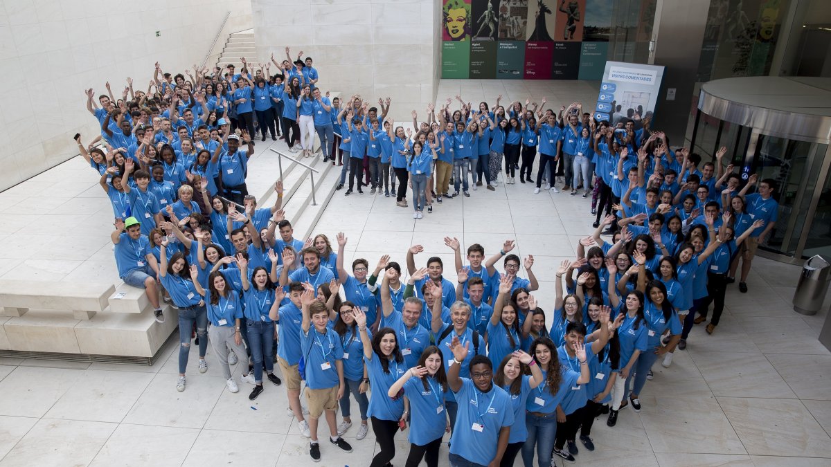 Estudiantes que participan estos días en el Campus de emprendedores de La Caixa.