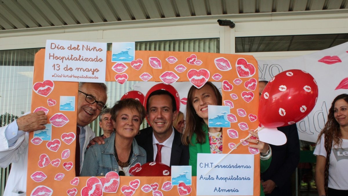 Conmemoración, esta mañana, del Día del Niño Hospitalizado en Torrecárdenas.