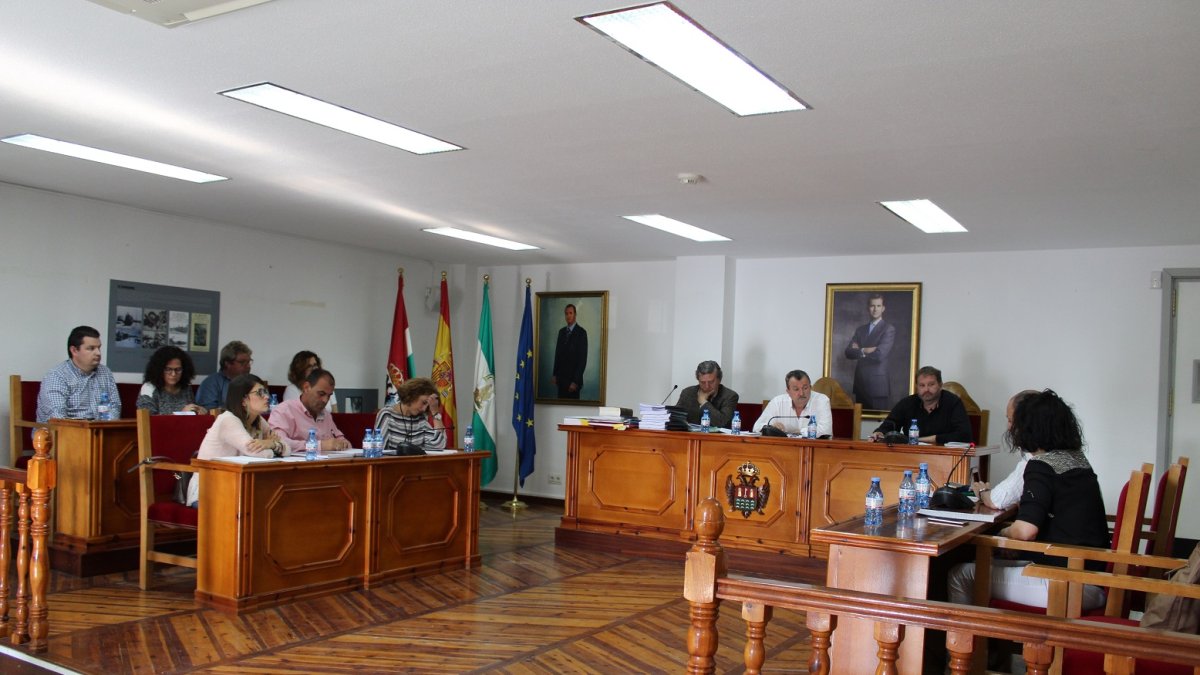 Pleno celebrado en Pulpí el pasado viernes.