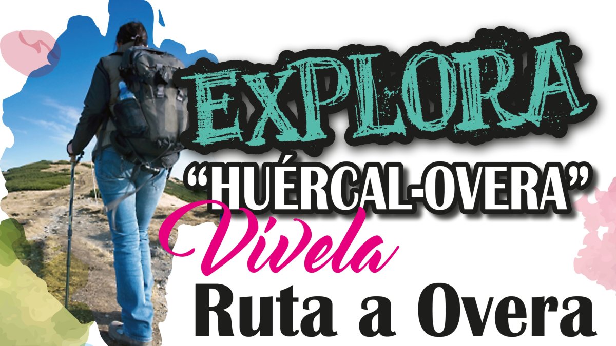 Detalle del cartel de Explora Huércal-Overa.