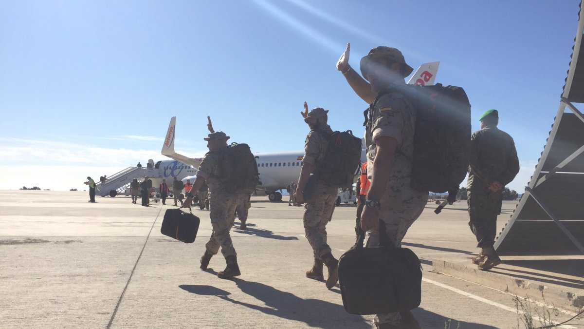 Legionarios embarcan rumbo a Irak en noviembre