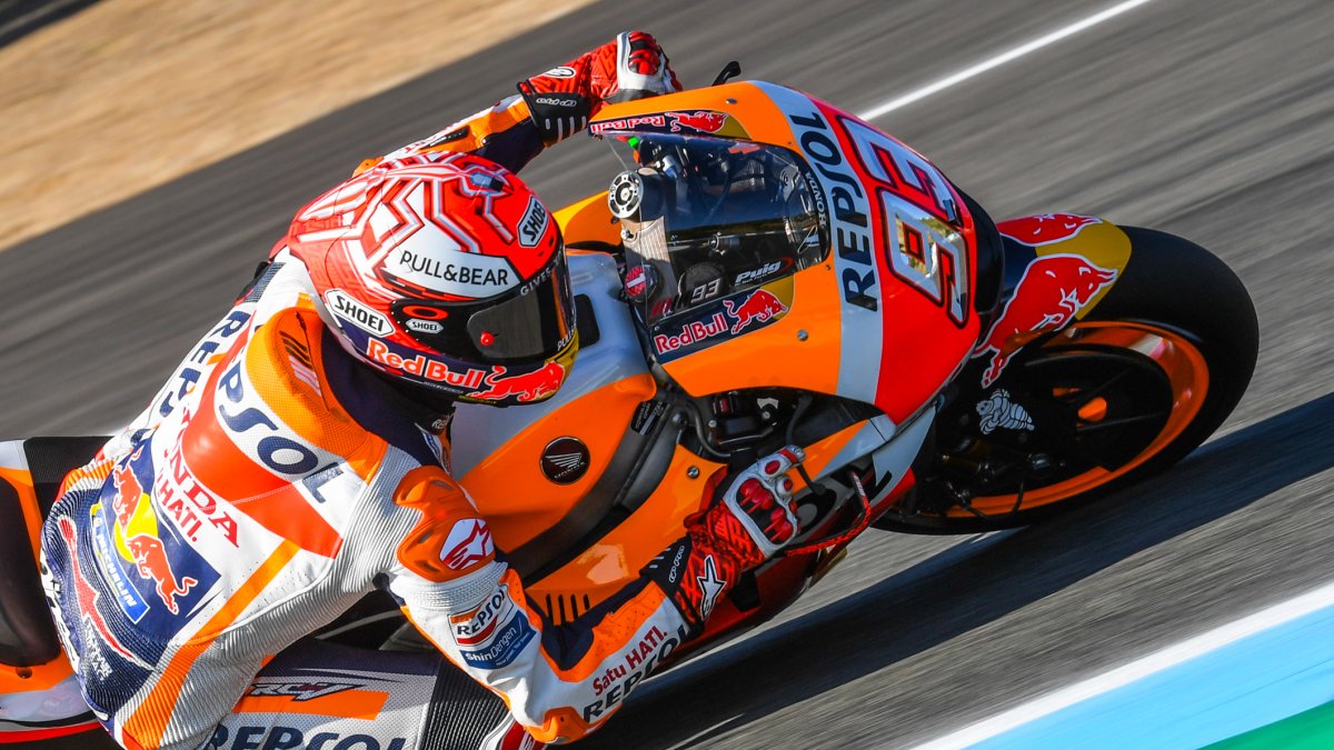 Márquez en el pasado GP de Jerez
