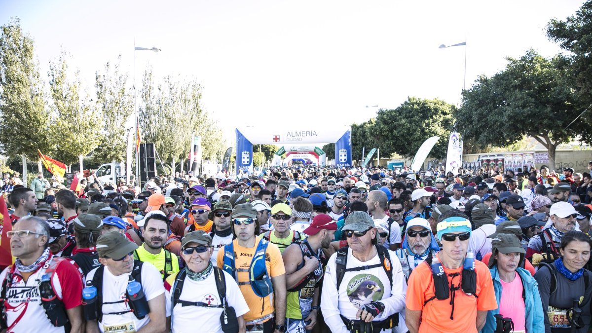 Salida de la marcha a pie