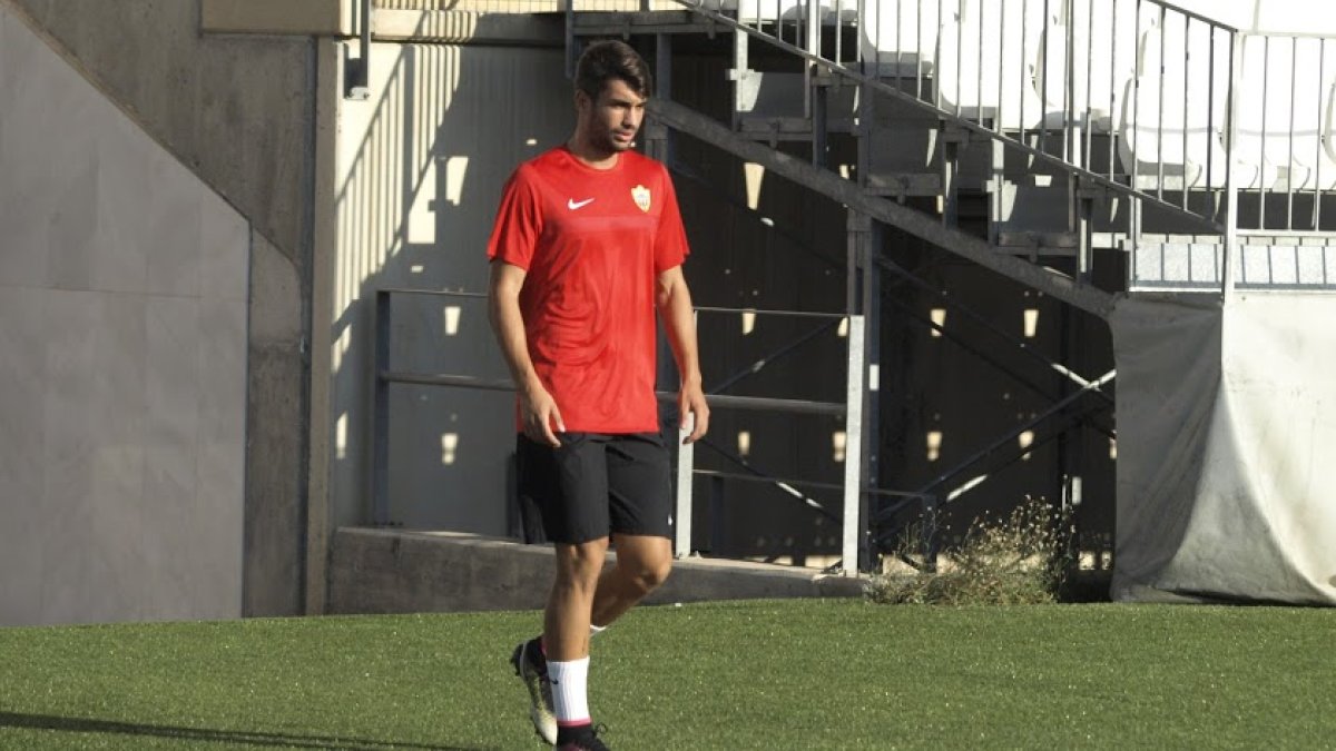 Josema en su etapa de jugador rojiblanco.