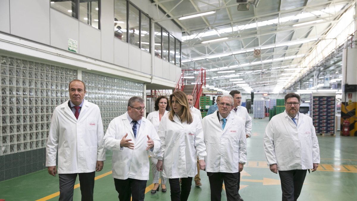 Visita de Susana Díaz a Vicasol.
