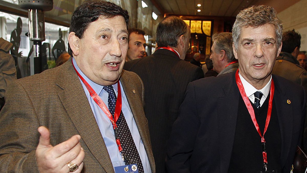 Sánchez Arminio con Villar.
