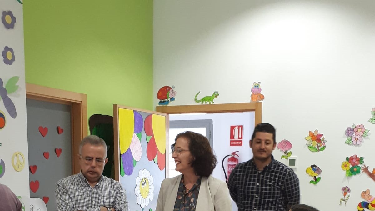 Visita de la delegada Gracias Fernández.