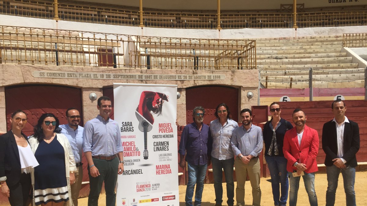 Presentación del Festival Flamenco 2018, en la Plaza de Toros.