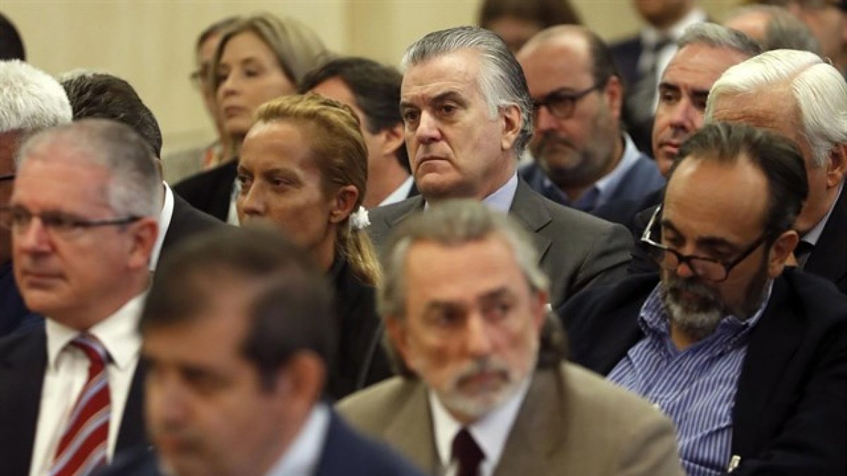Bárcenas durante el juicio del caso Gürtel.