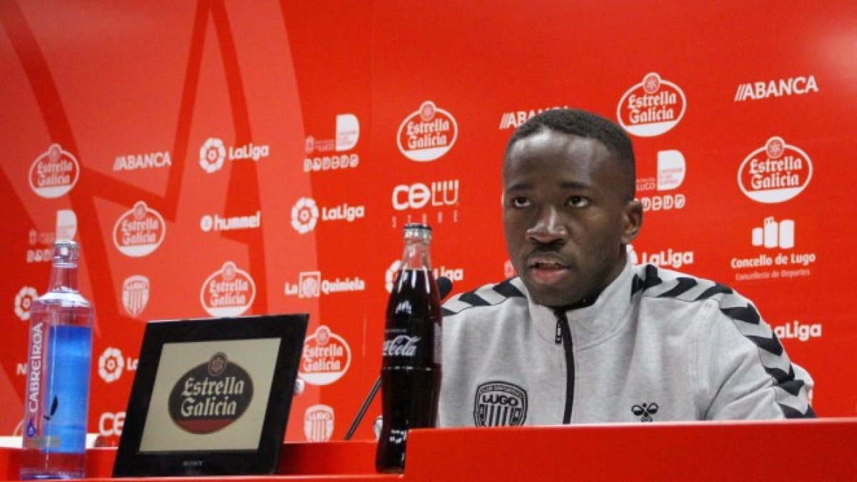 Serge Leuko en rueda de prensa.
