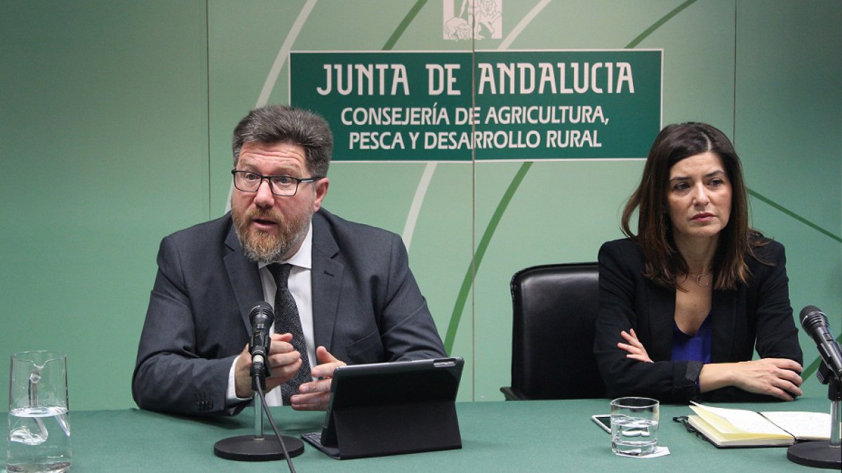 Concepción Cobo, secretario general de Fondos Agrarios Europeos de la Consejería de Agricultura de la Junta de Andalucía.
