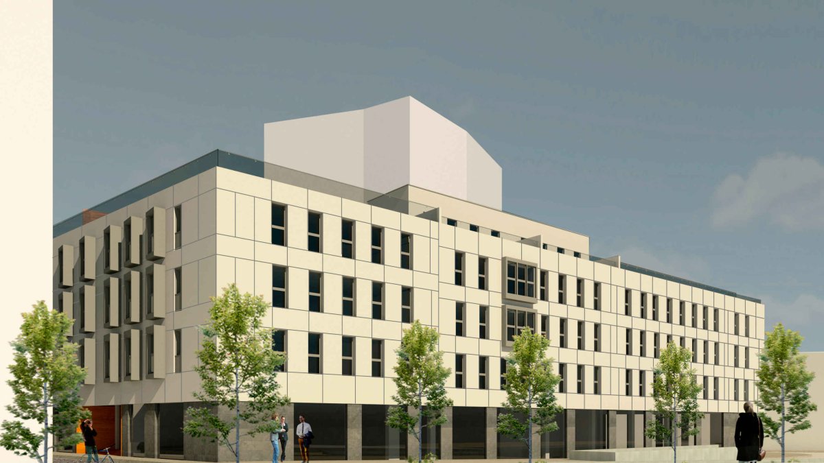 Diseño de la promoción de viviendas prevista en Avenida de Vilches