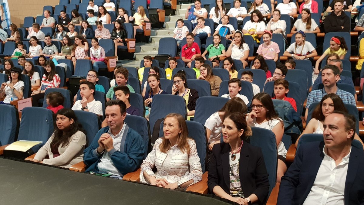 Certamen de bilingüismo celebrado hoy en el IES Santo Domingo, en El Ejido.