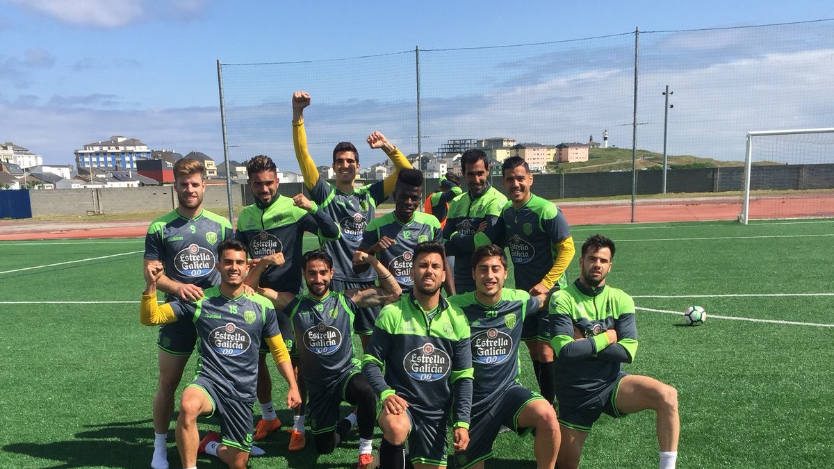 Entrenamiento divertido del Lugo.