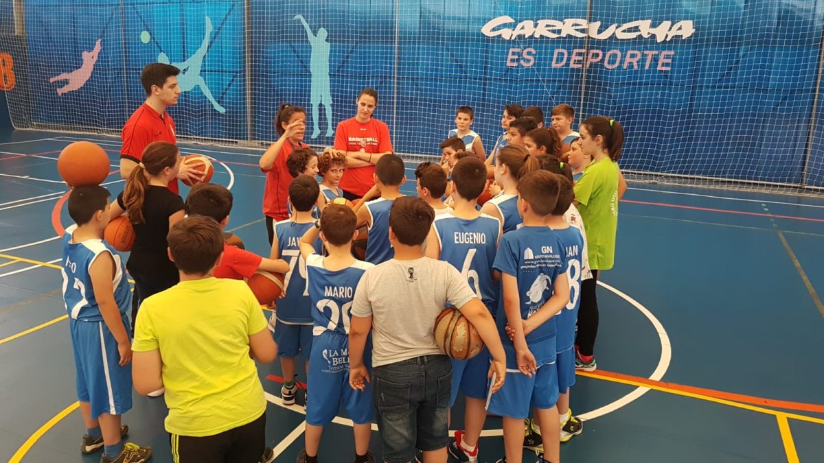 Entrenamientos con el CB Almería en Garrucha.