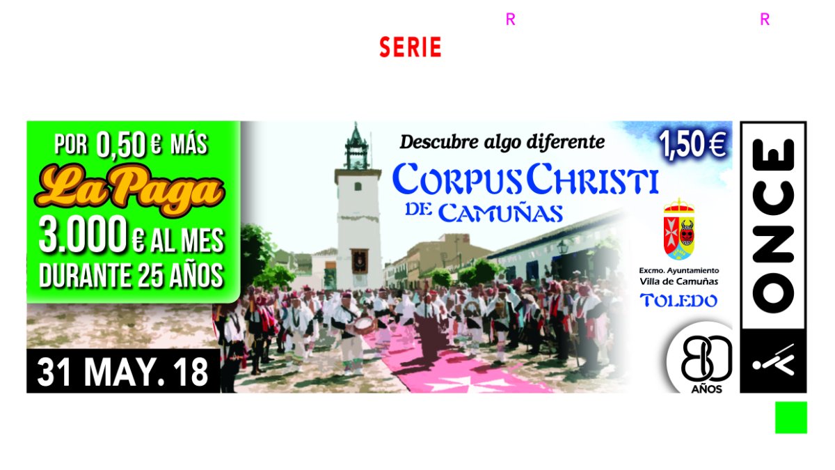 Cupón premiado en el sorteo de este jueves.