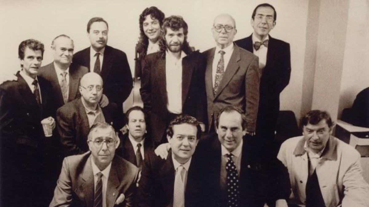 Camarón con los almerienses del Festival ‘Flamenco por Tarantos a Almería’ del San Juan Evangelista.