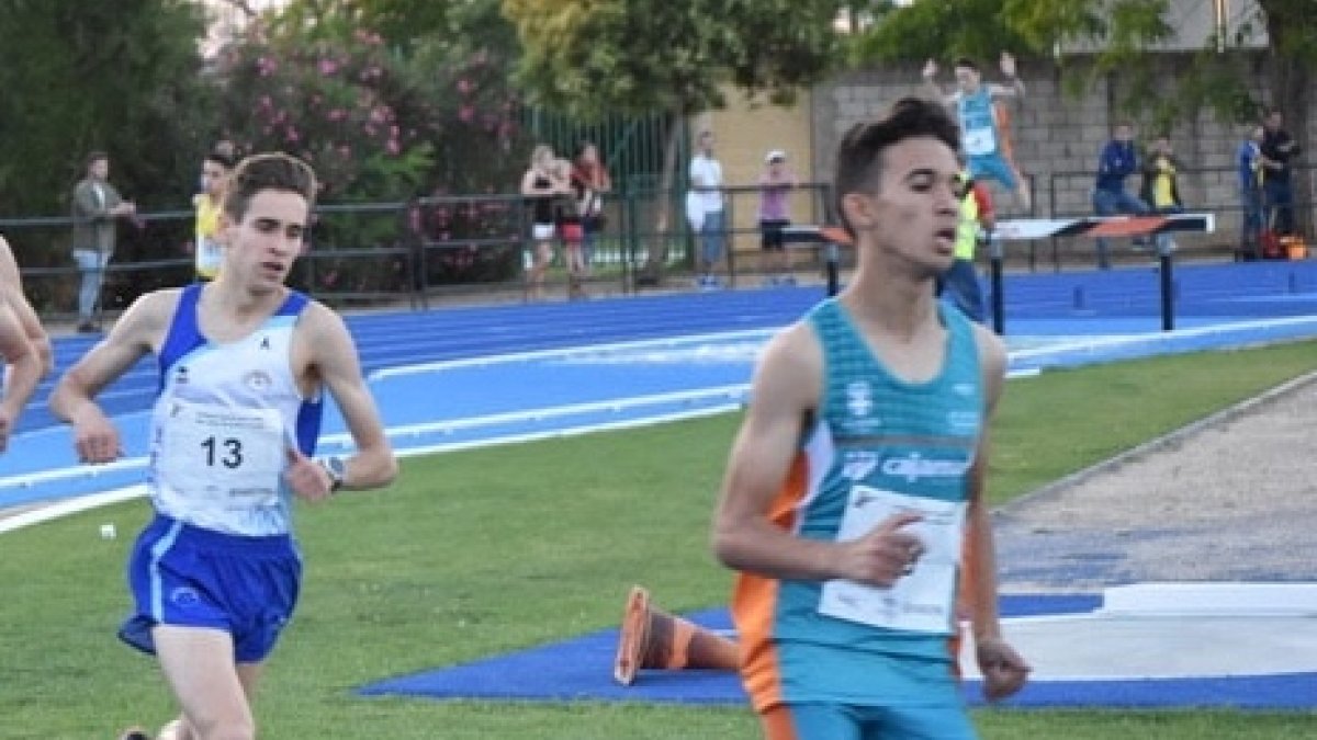 El atleta almeriense en acción.