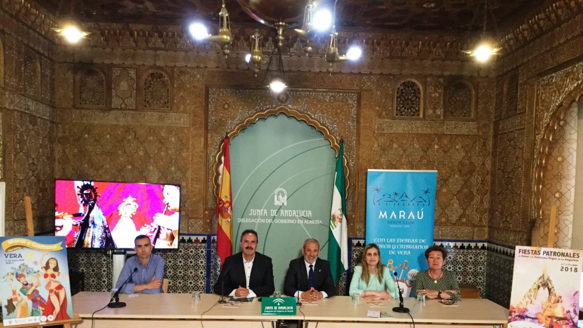 Presentación de las fiestas de la patrona de Vera.