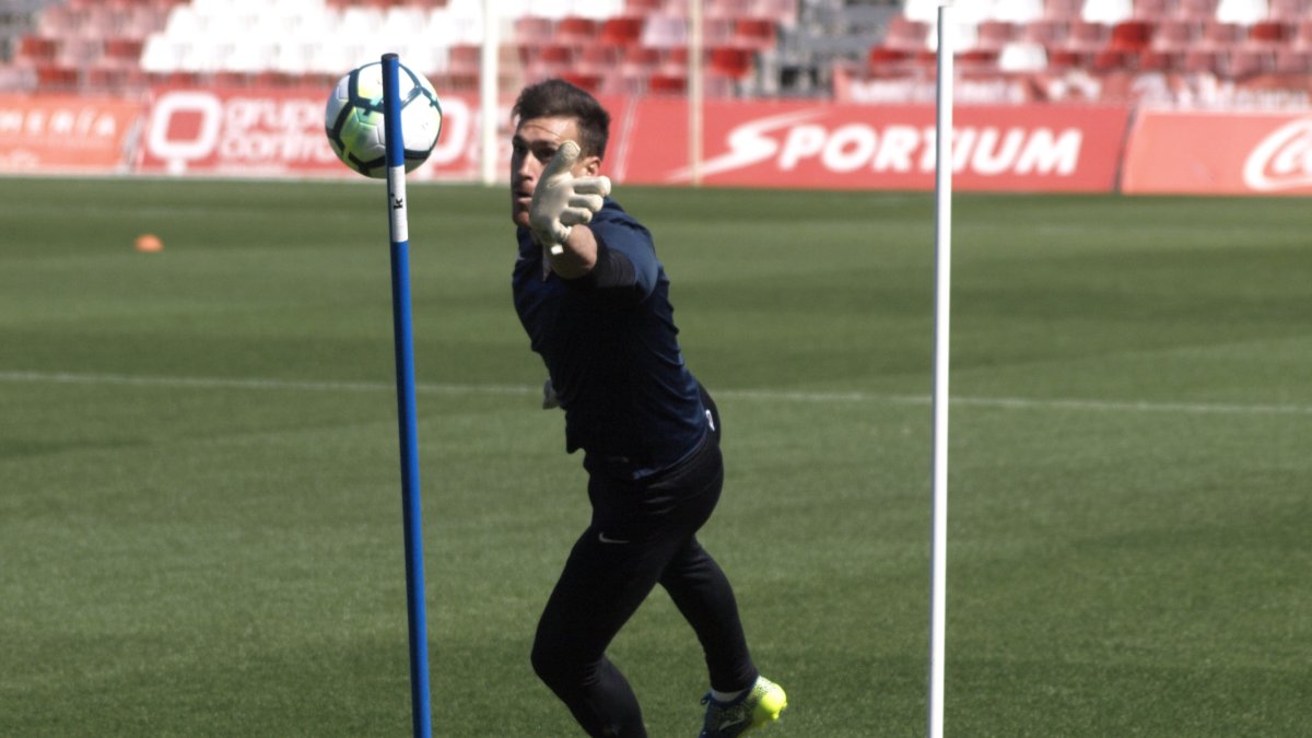 Fernando Martínez en un entrenamiento.