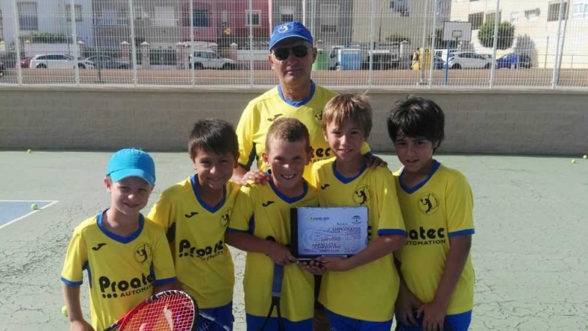 Los campeones de Andalucía.