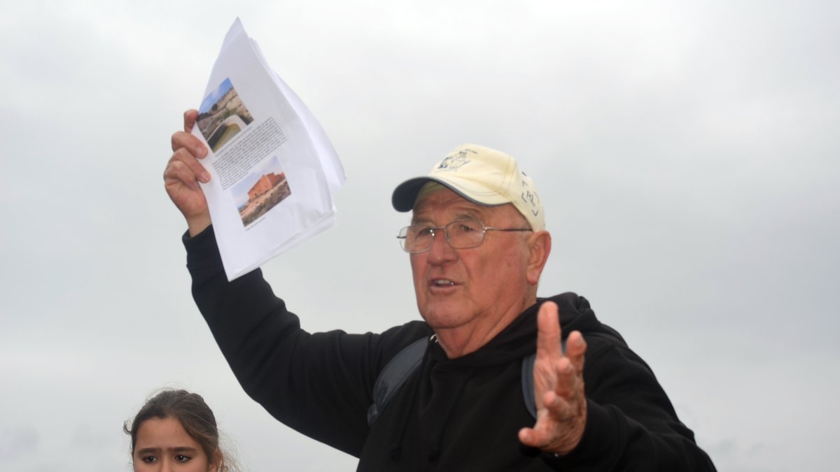 Ángel Alfonso Pérez en una ruta senderista realizada meses atrás. Foto: Diego Carrillo