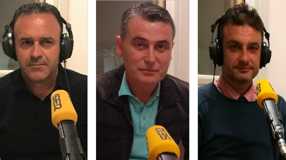 Salmerón, Rafagol e Isra Polo en la Cadena SER.