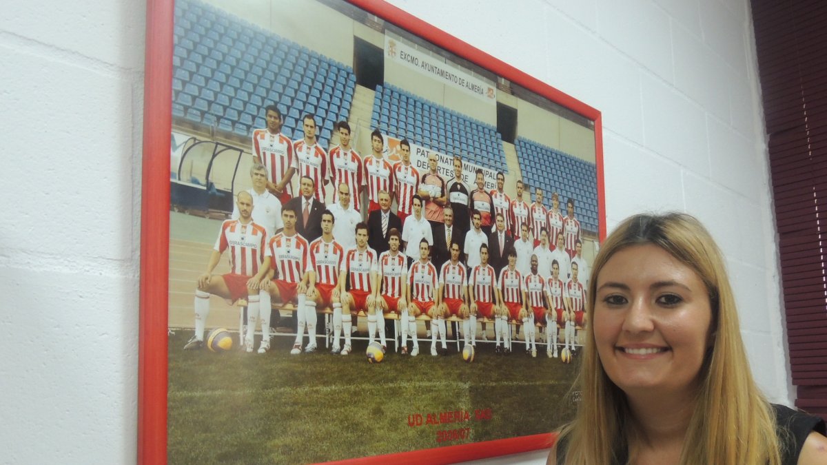 Lorena García, directora de organización del Almería.