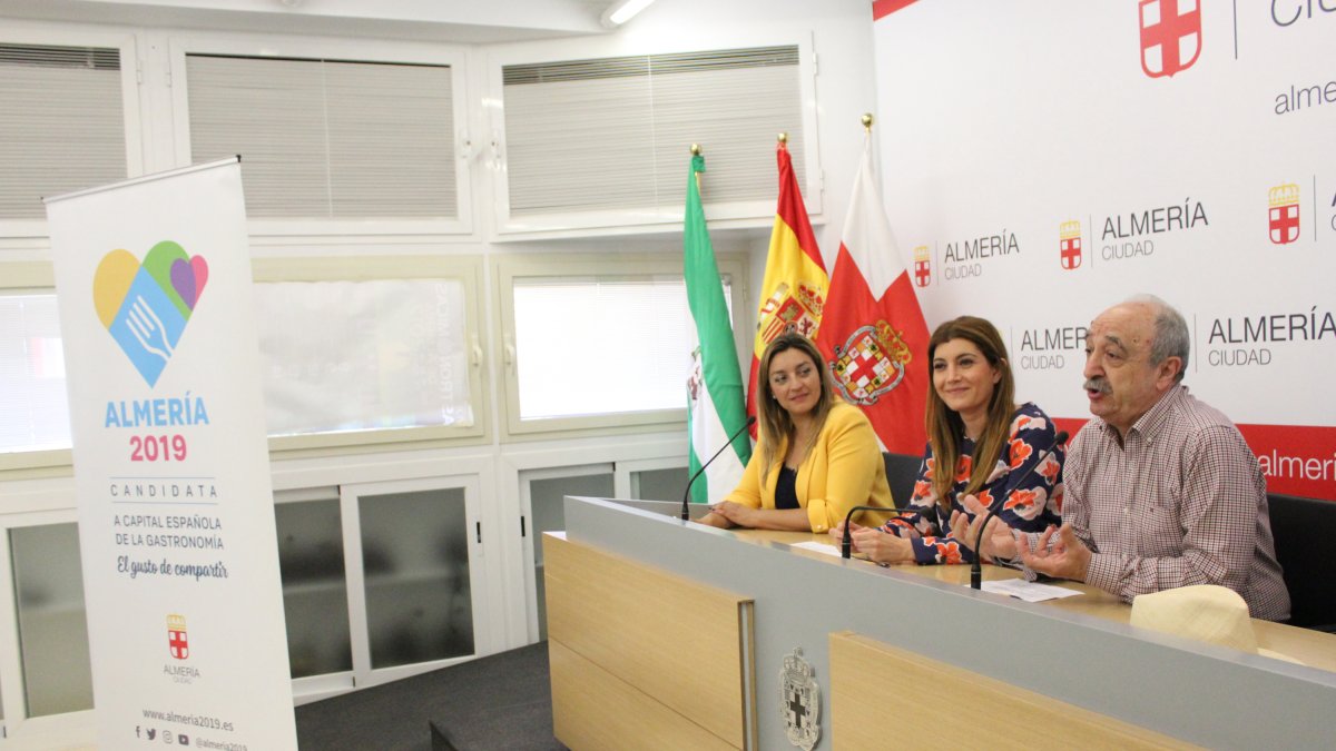 Presentación de los videos en el Ayuntamiento
